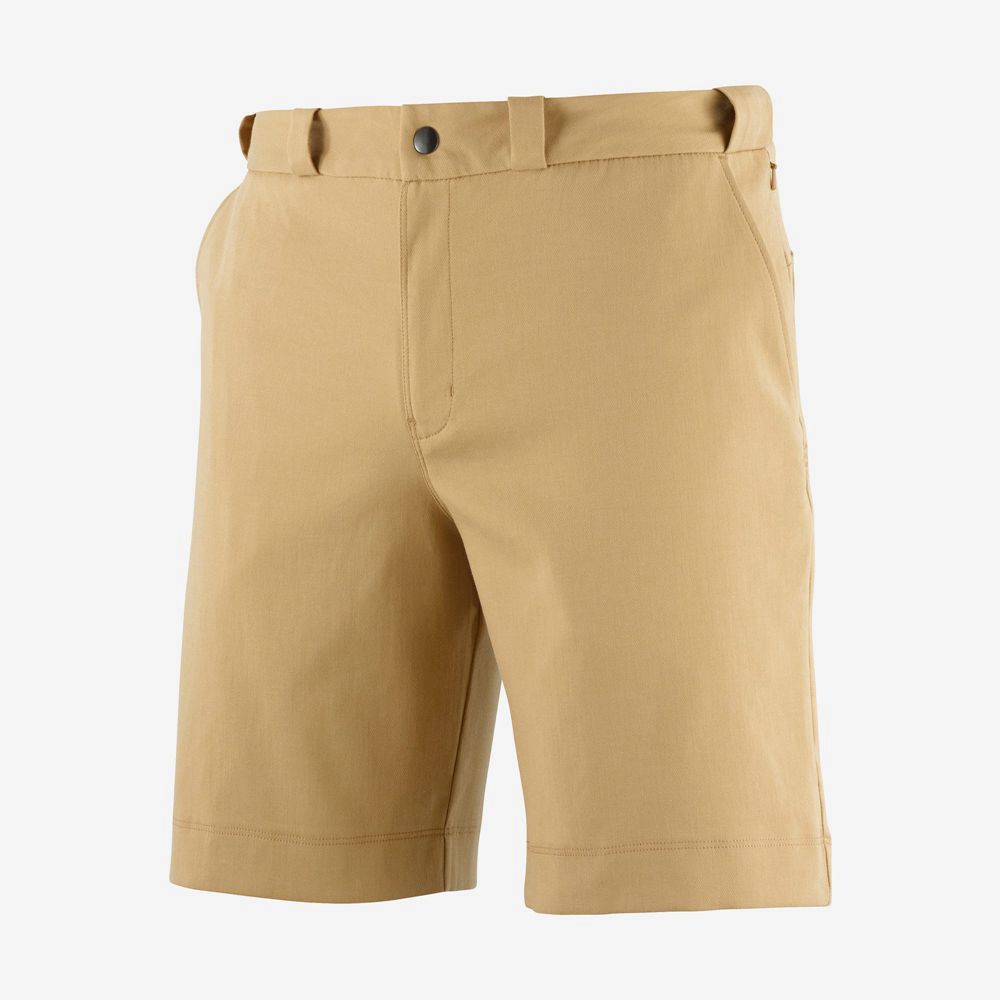 Salomon Israel OUTLIFE CHINO M - Mens Shorts - Khaki (QEAP-75631)